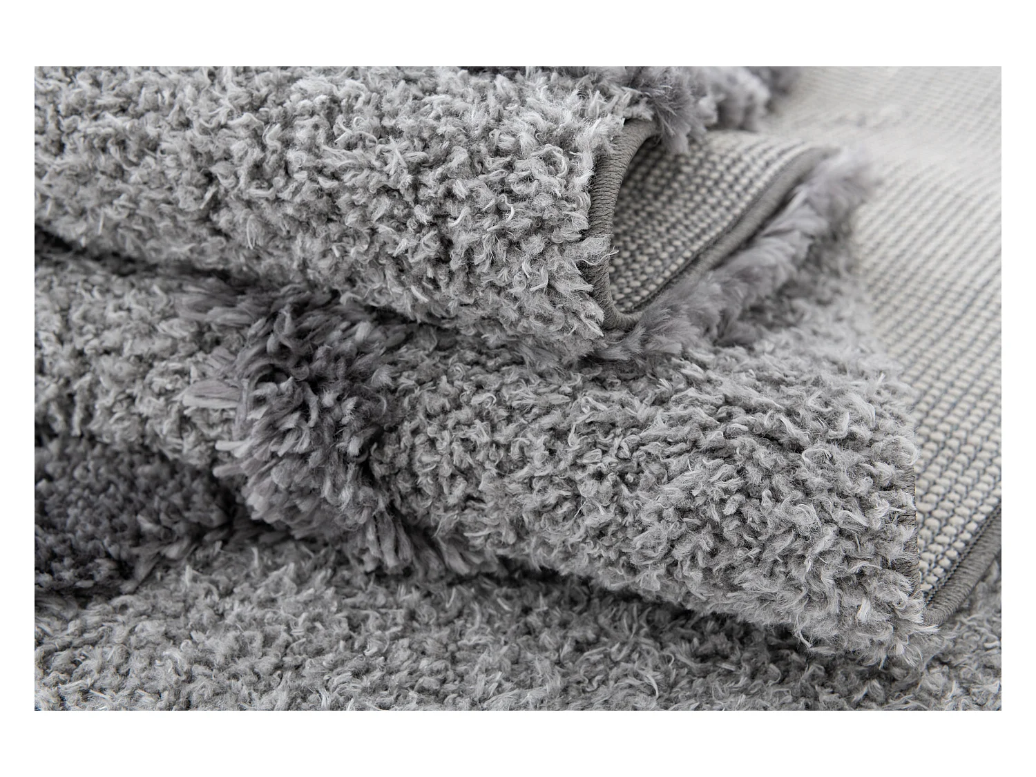 Hoogpolig tapijt 305x240 Grijs Thun Avis