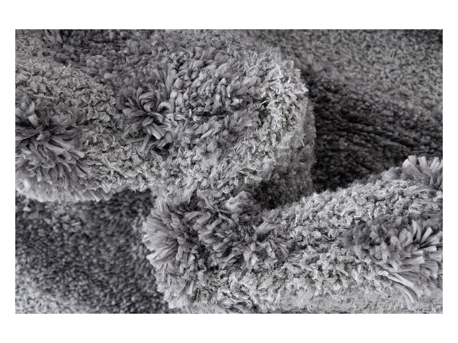 Hoogpolig tapijt 305x240 Grijs Thun Avis