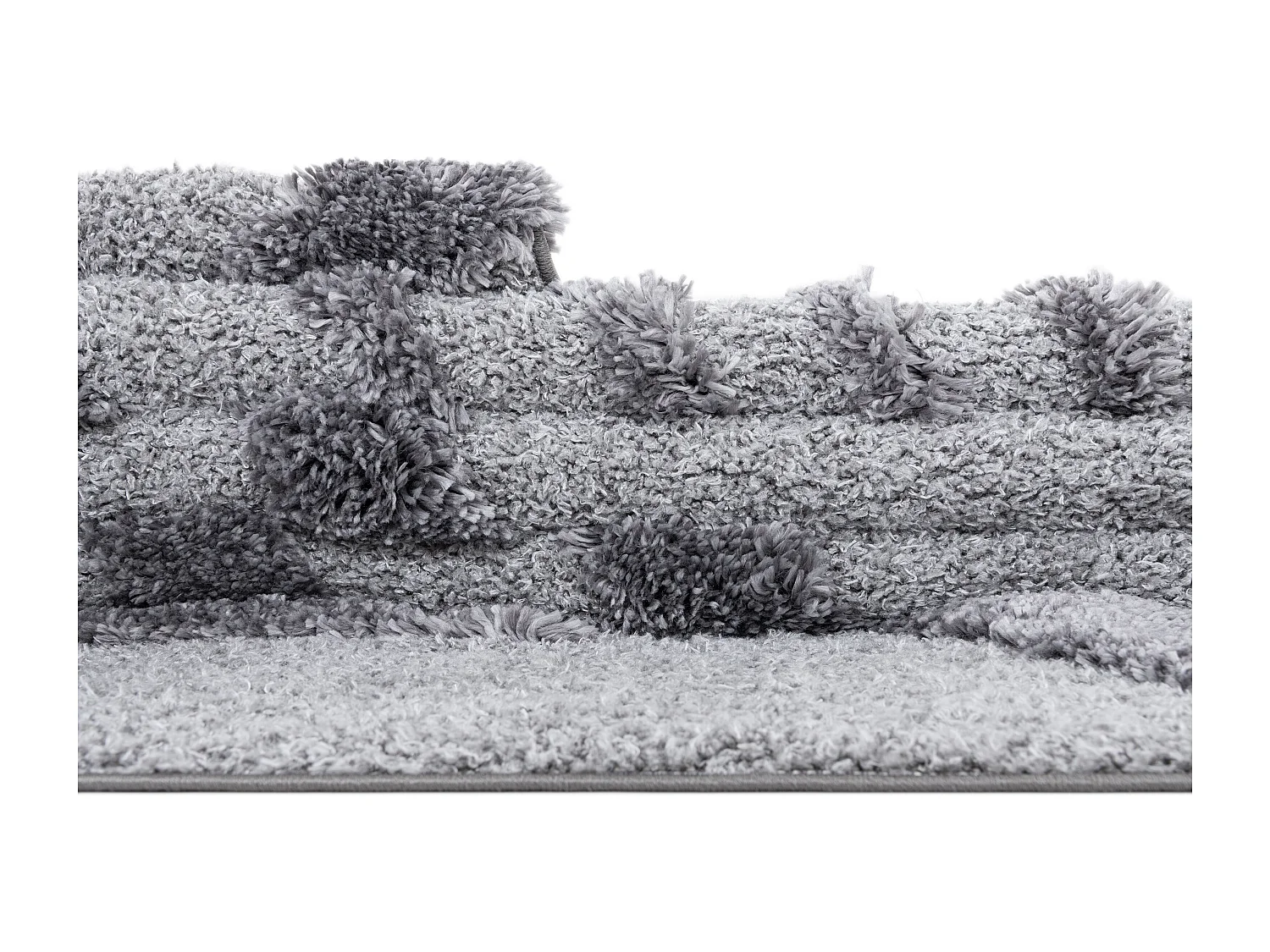 Tapis shaggy 240x305 gris Thun Avis