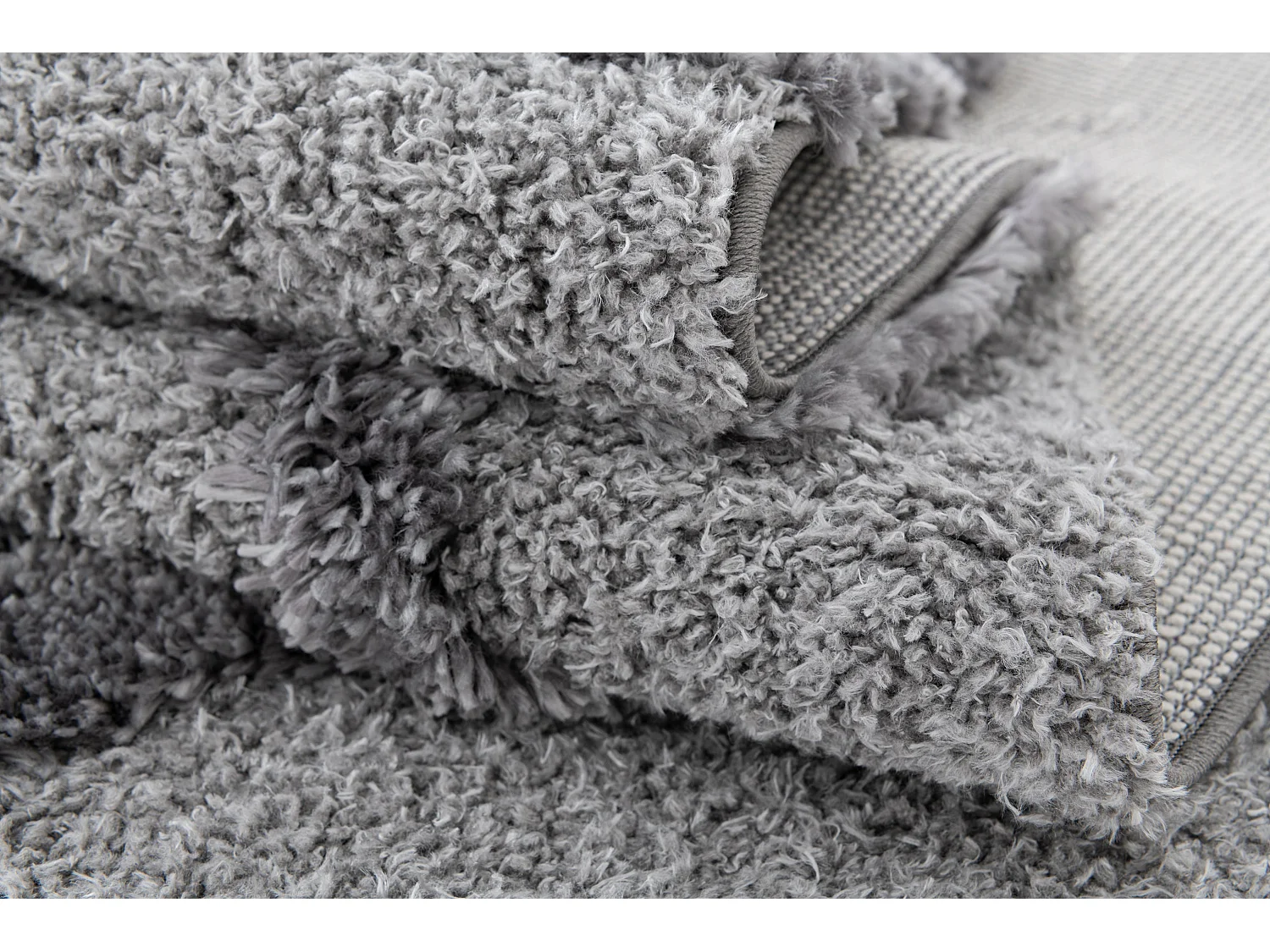 Tapis shaggy 240x305 gris Thun Avis