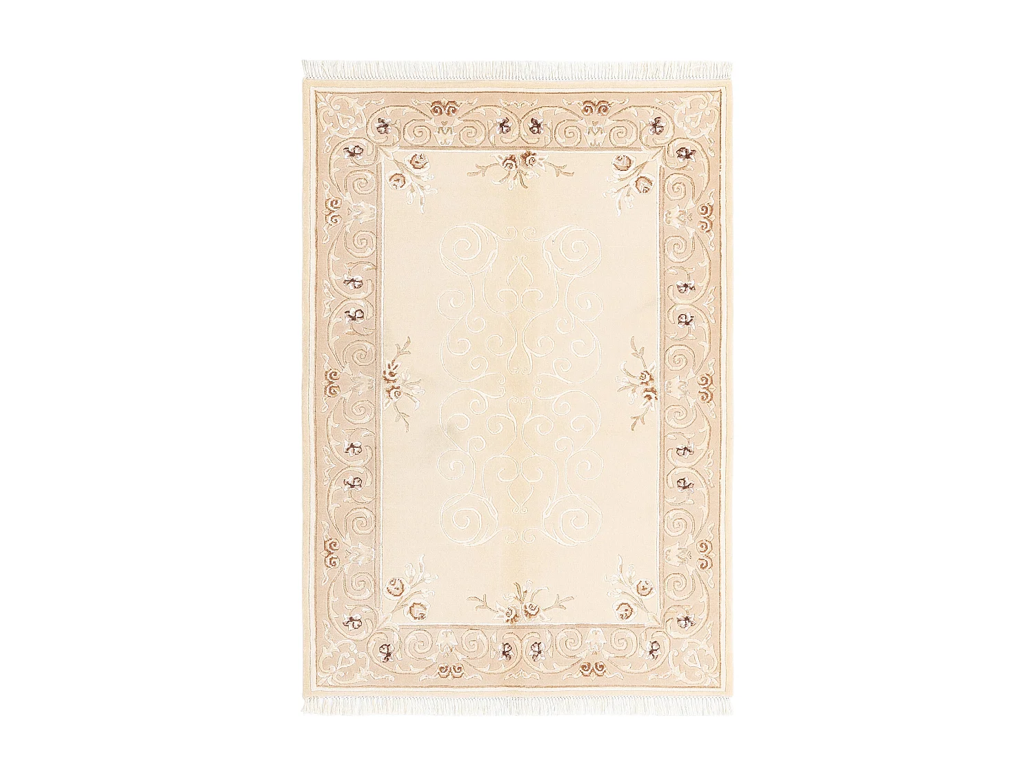 Wollteppich 122x188 Beige Darya