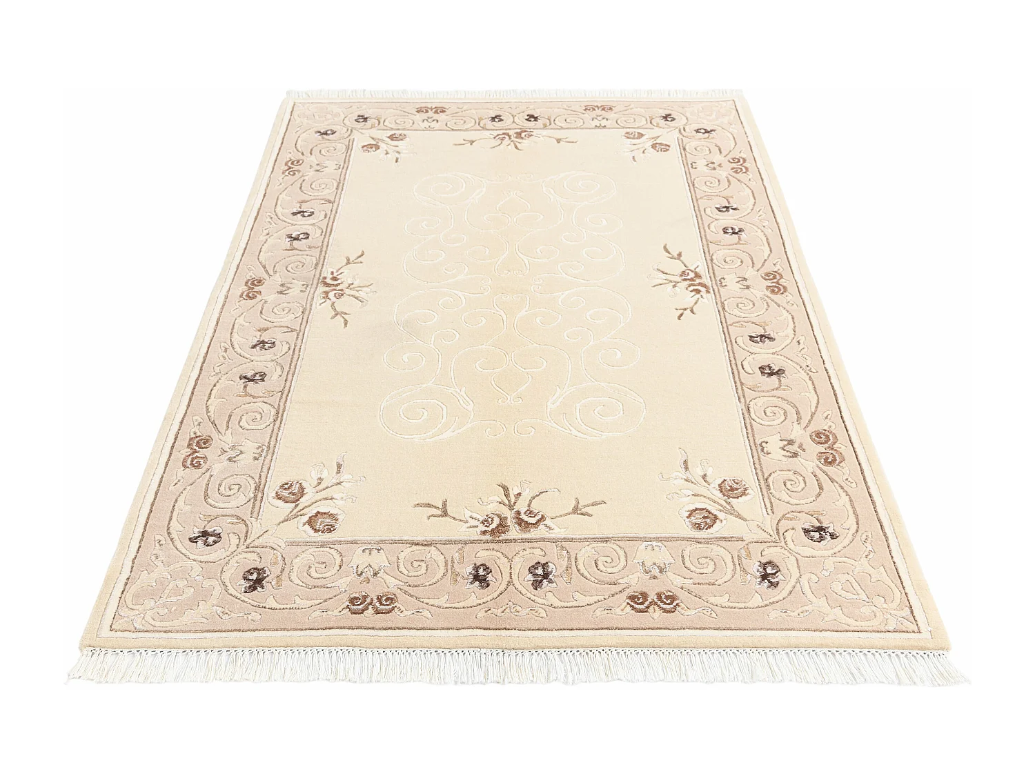 Wollteppich 122x188 Beige Darya