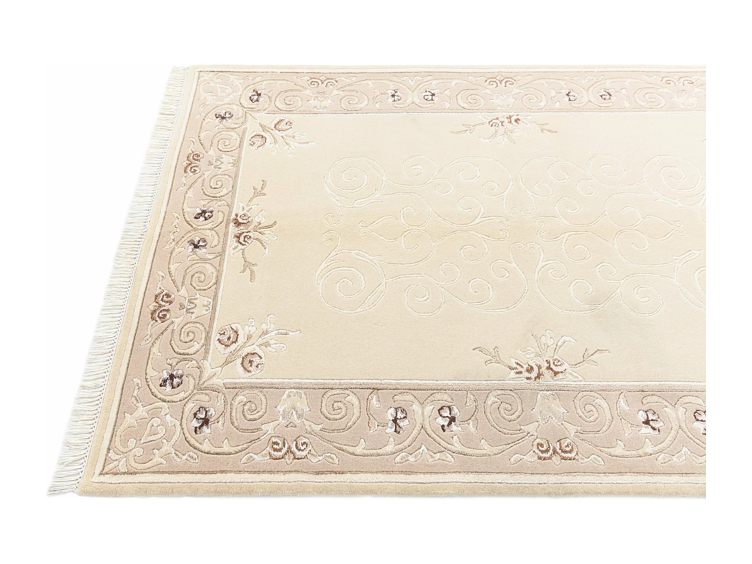 Wollteppich 122x188 Beige Darya