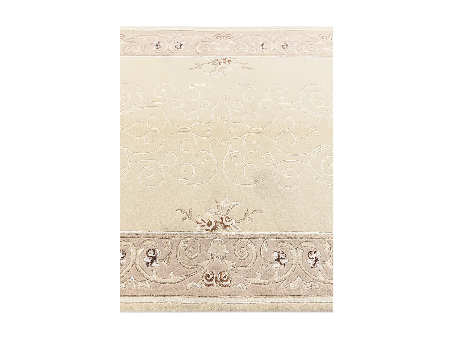 Wollteppich 122x188 Beige Darya