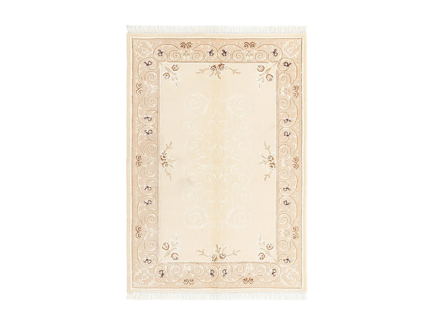 Wollteppich 122x188 Beige Darya