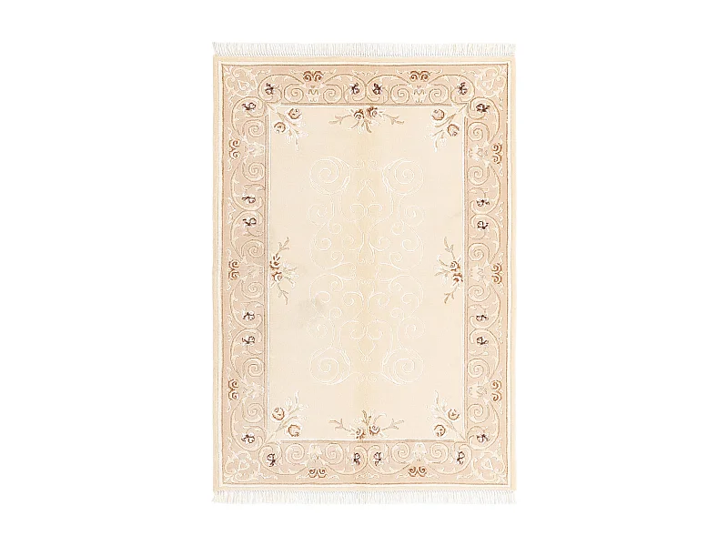 Tapis de laine 122x188 beige Darya