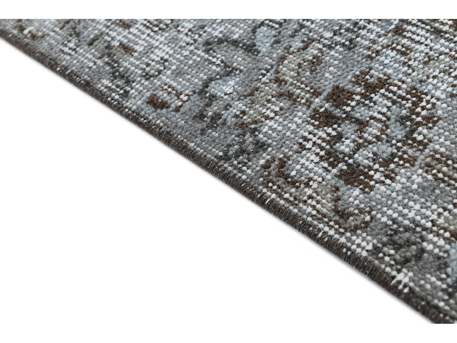 Tapis de laine 160x269 Bleu Ultra Vintage