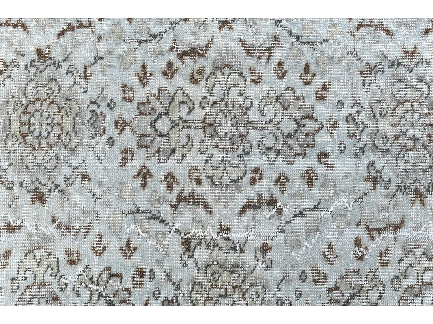 Tapis de laine 160x269 Bleu Ultra Vintage