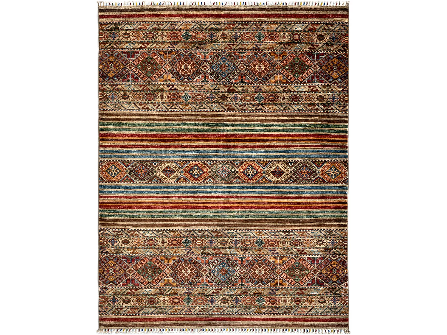 Tapis de laine 152x205 multicolore Torkman