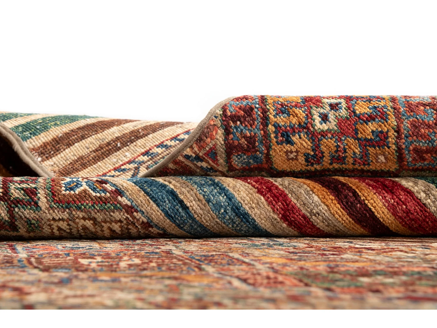 Tapis de laine 152x205 multicolore Torkman