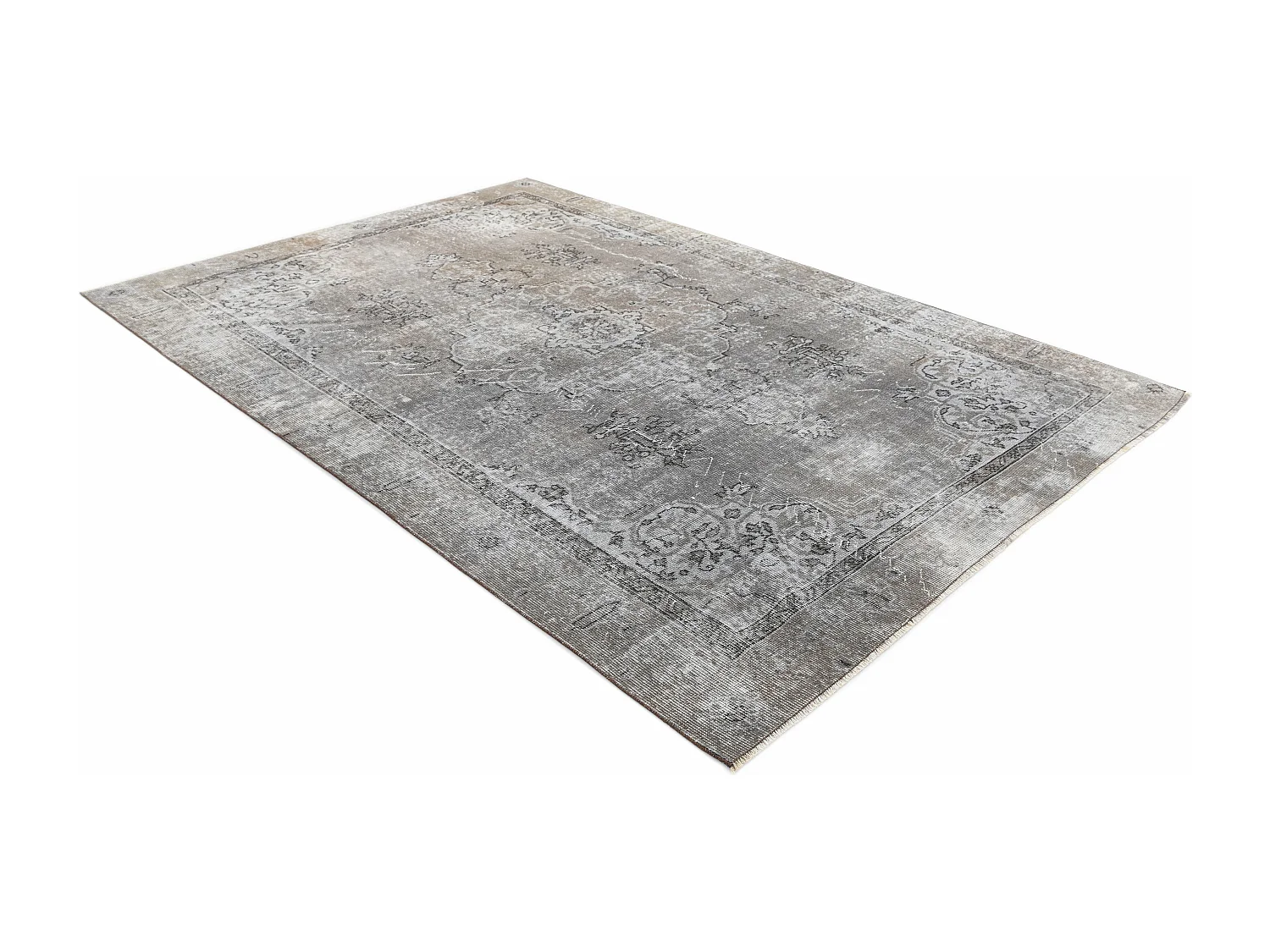 Tapis de laine 175x284 gris Ultra Vintage