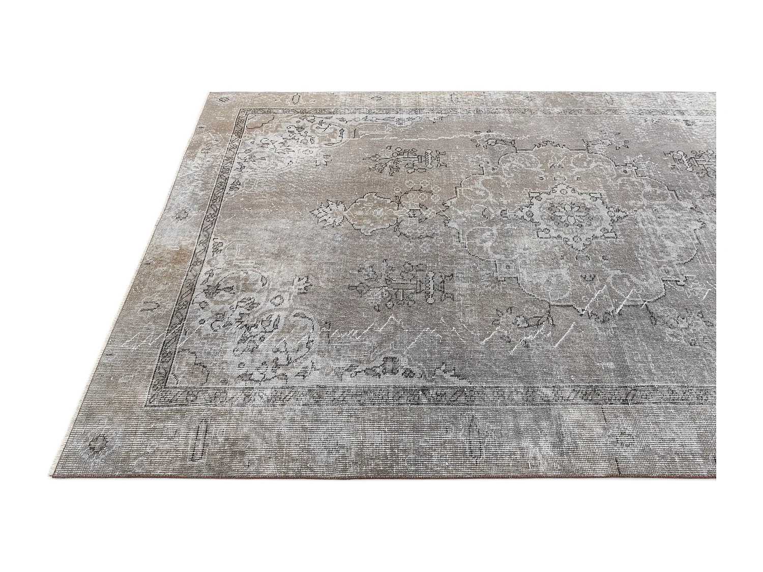Tapis de laine 175x284 gris Ultra Vintage
