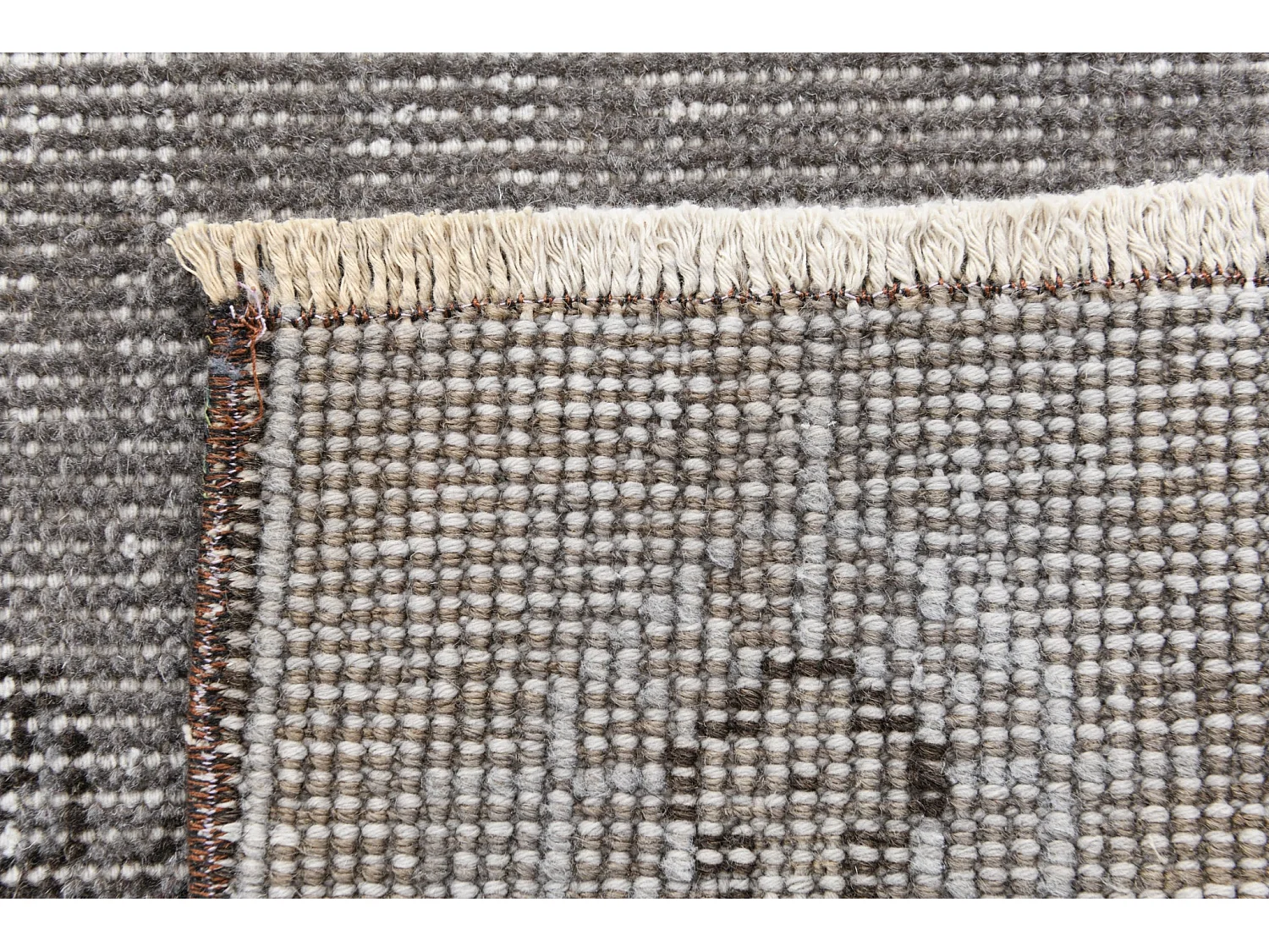 Tapis de laine 175x284 gris Ultra Vintage