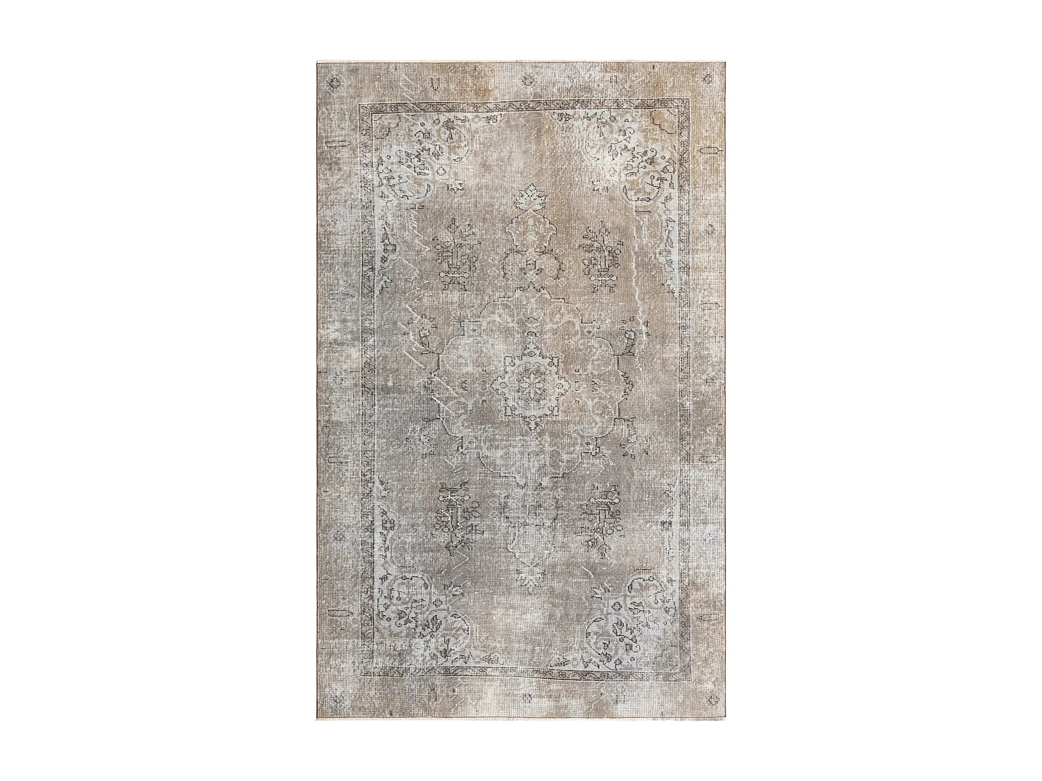 Tapis de laine 175x284 gris Ultra Vintage