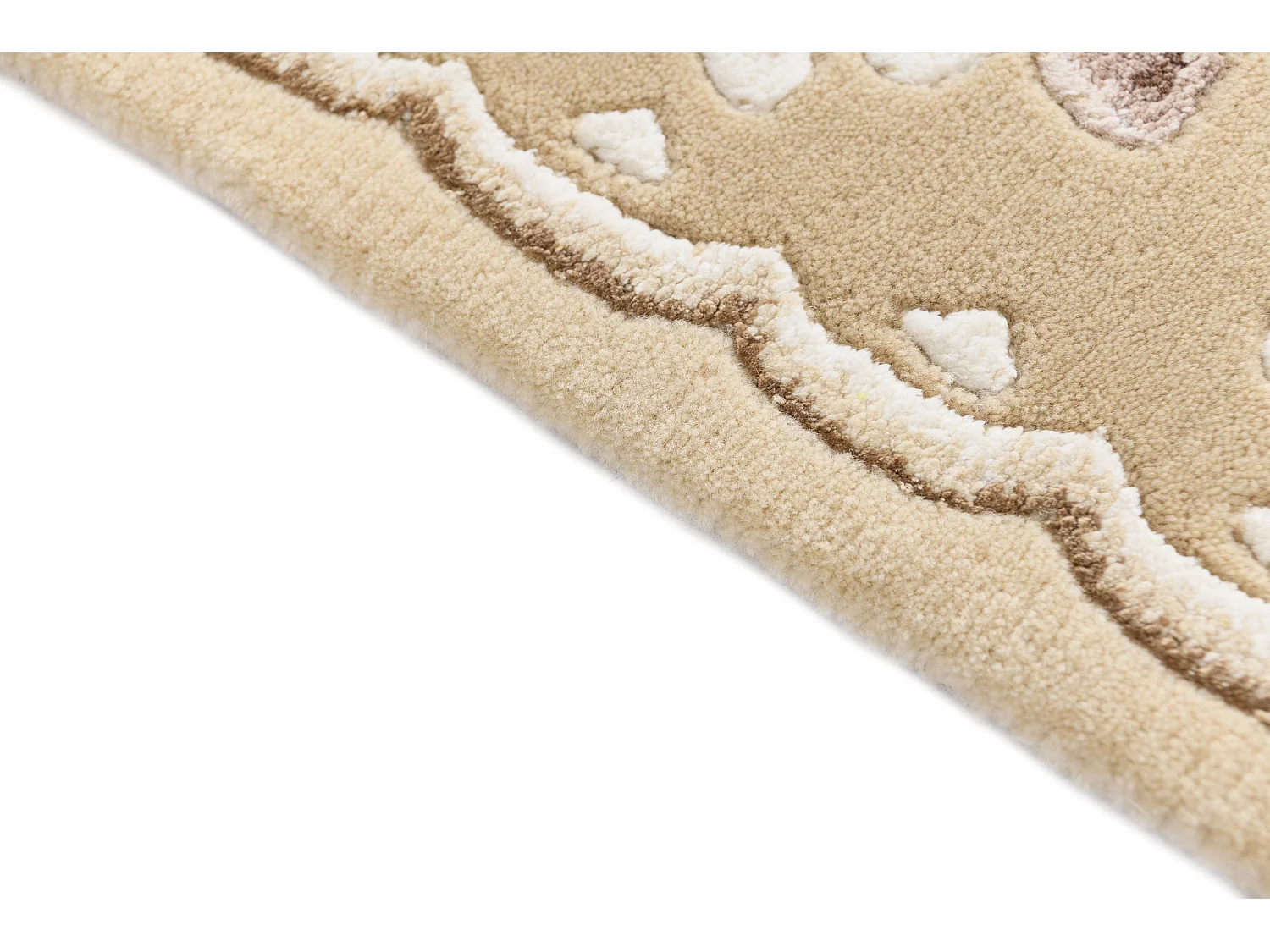 Tappeto in lana 124x185 beige Darya