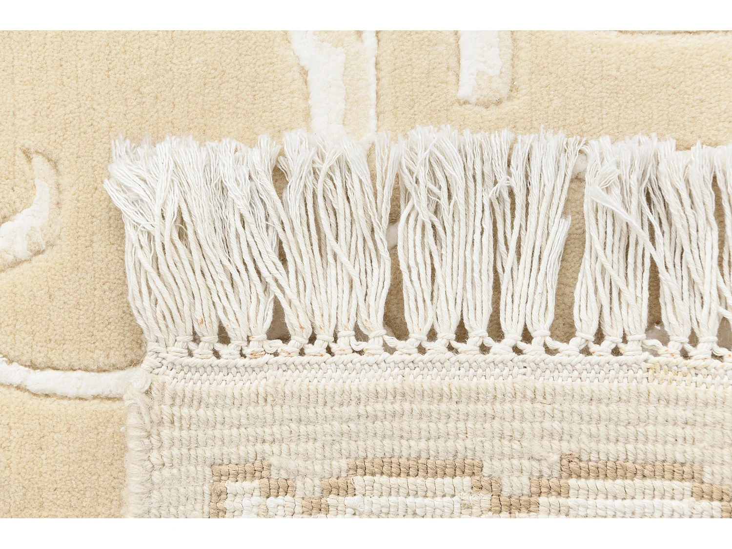 Tappeto in lana 124x185 beige Darya