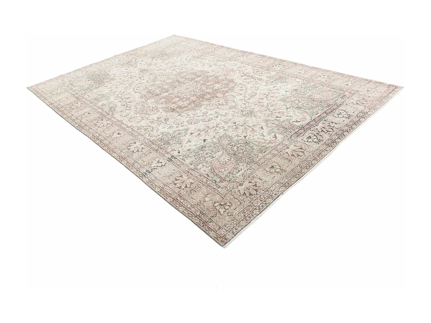 Wollteppich 213x307 Rosa Ultra Vintage