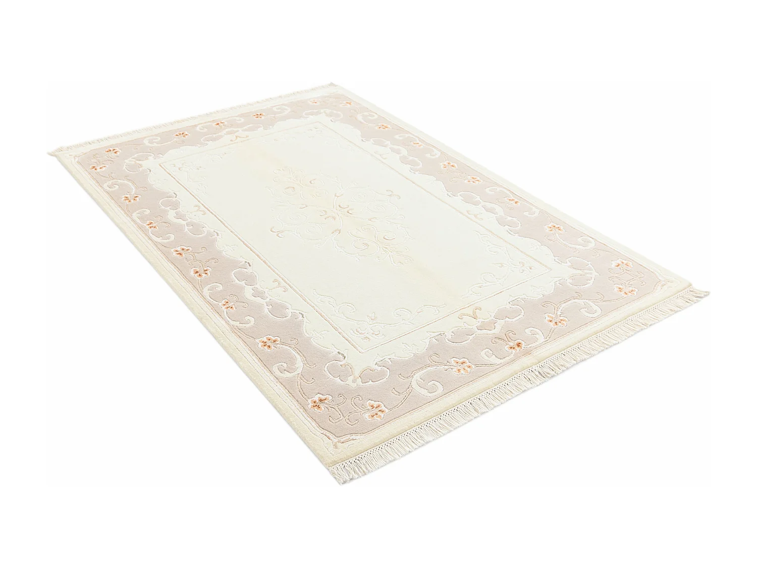 Wollteppich 122x185 Beige Darya