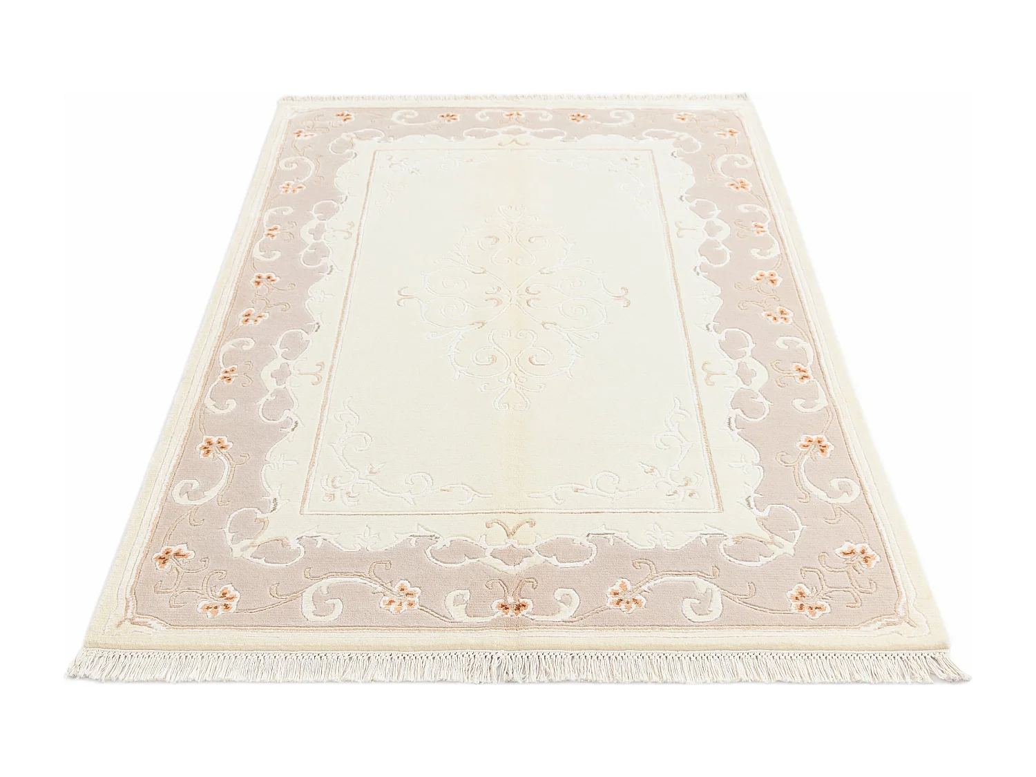 Wollteppich 122x185 Beige Darya