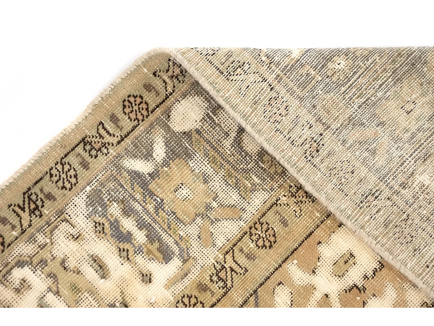 Tapis de laine 205x287 beige Vintage Royal