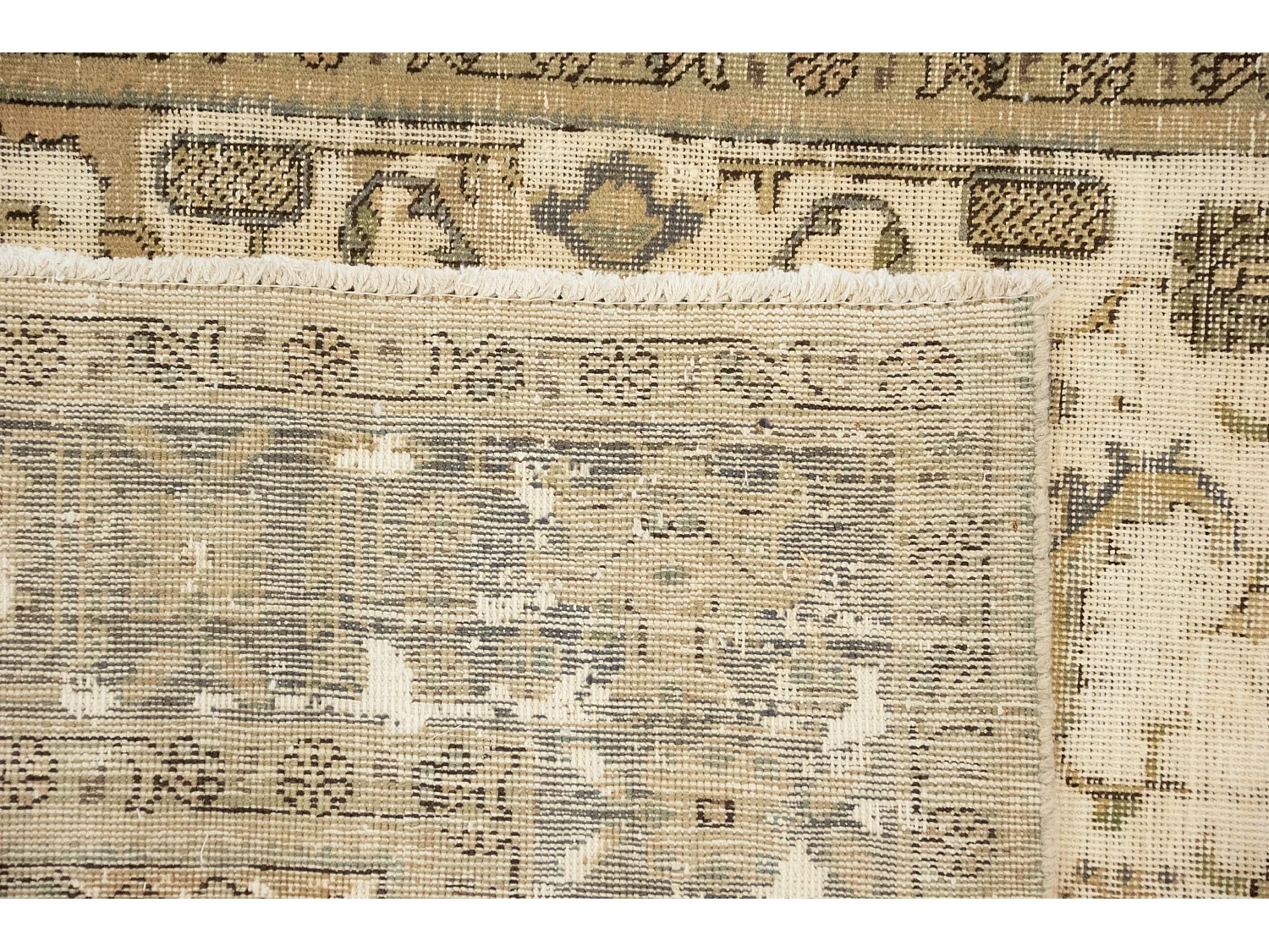 Tapis de laine 205x287 beige Vintage Royal