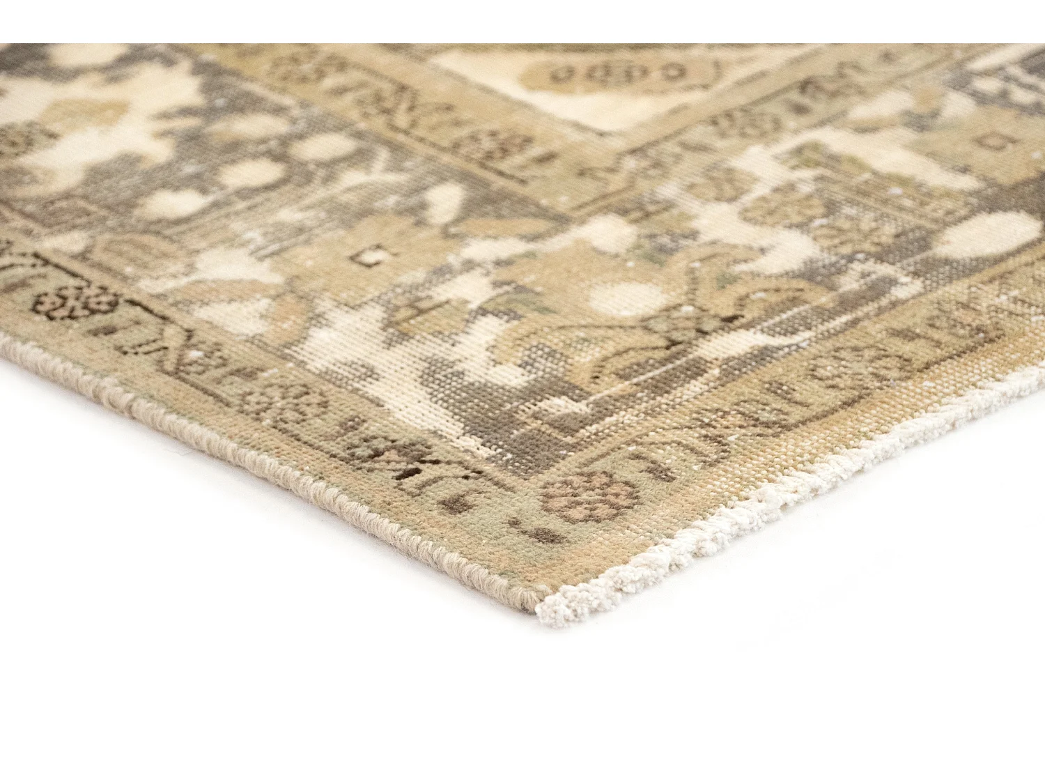 Tapis de laine 205x287 beige Vintage Royal