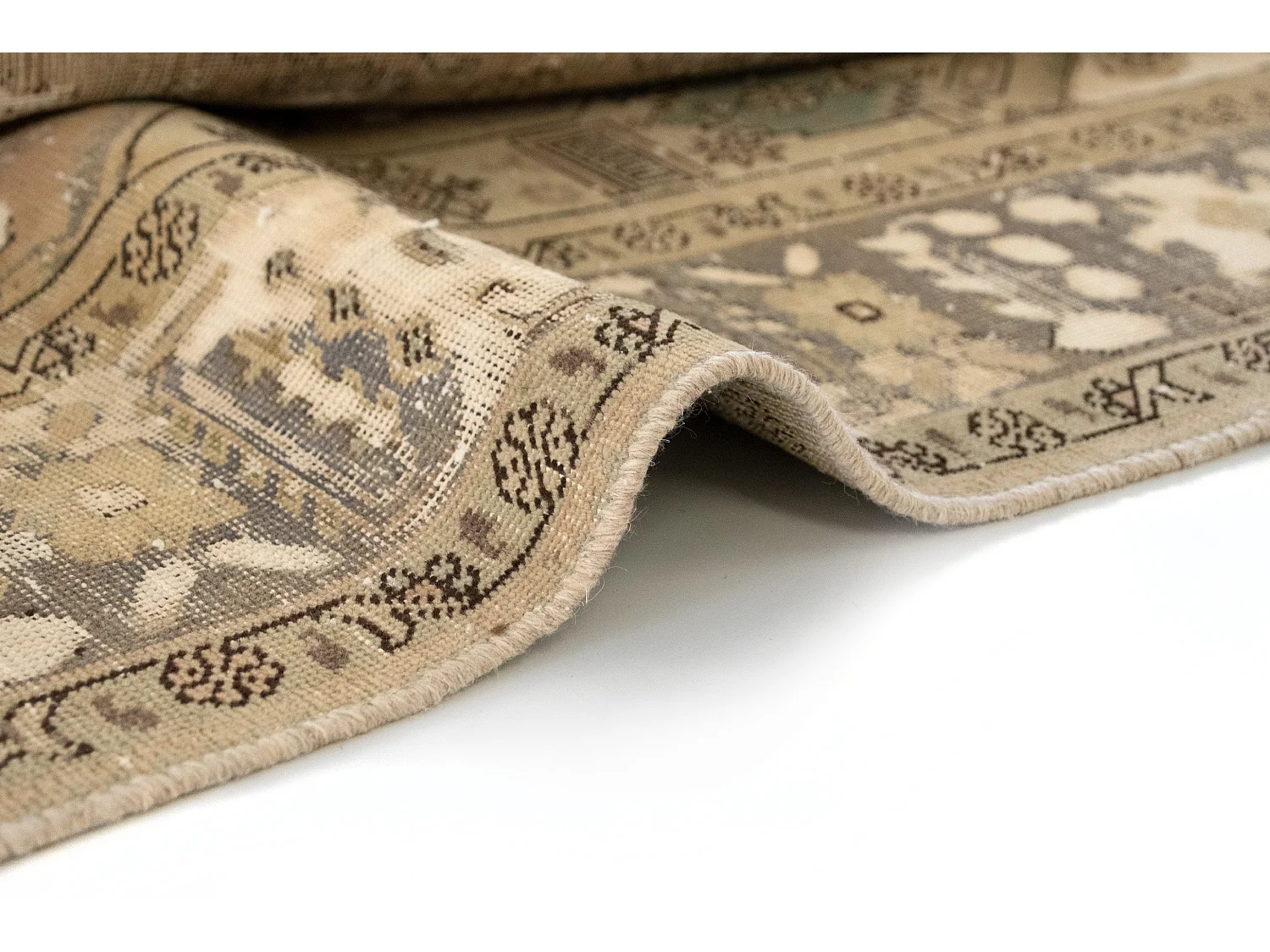 Tapis de laine 205x287 beige Vintage Royal