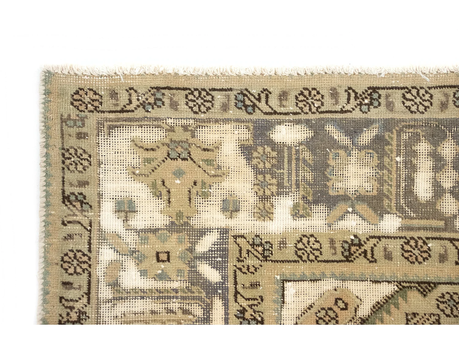 Tapis de laine 205x287 beige Vintage Royal