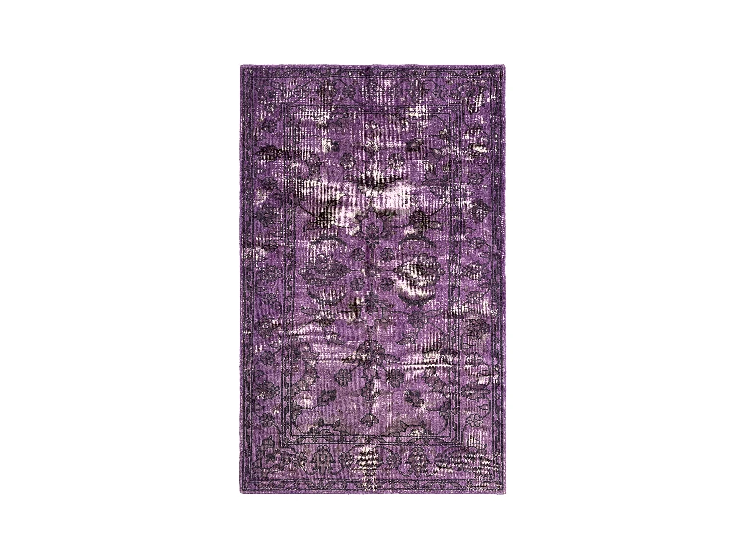Tapis de laine 151x245 gris Vintage