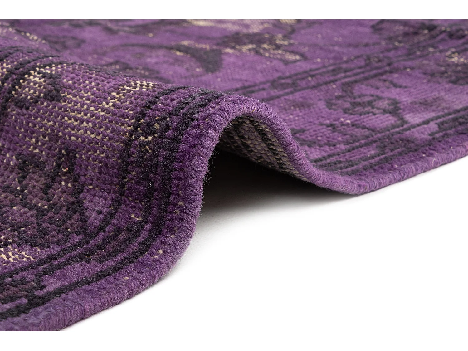 Tapis de laine 151x245 gris Vintage