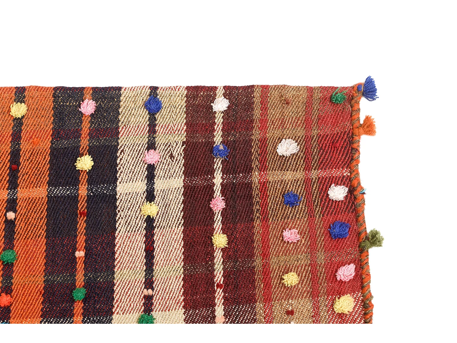 Tapis de laine 150x198 rouge Jajim