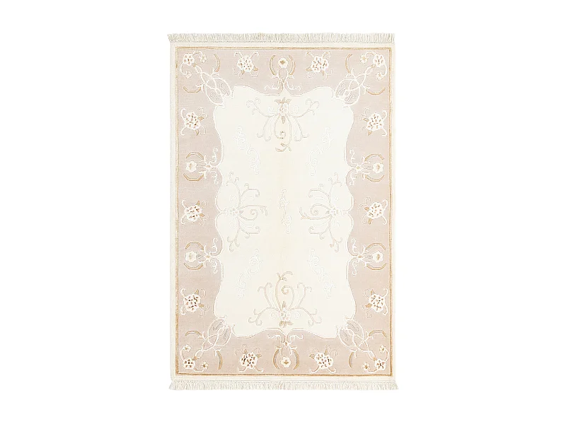 Wollteppich 122x183 Beige Darya