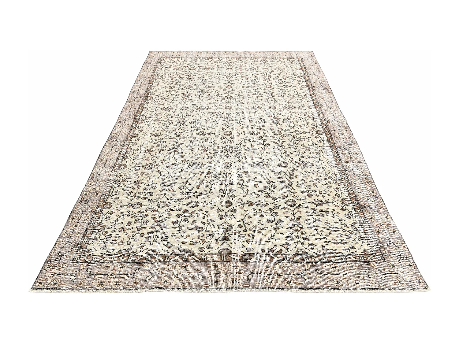 Wollteppich 152x262 Beige Ultra Vintage