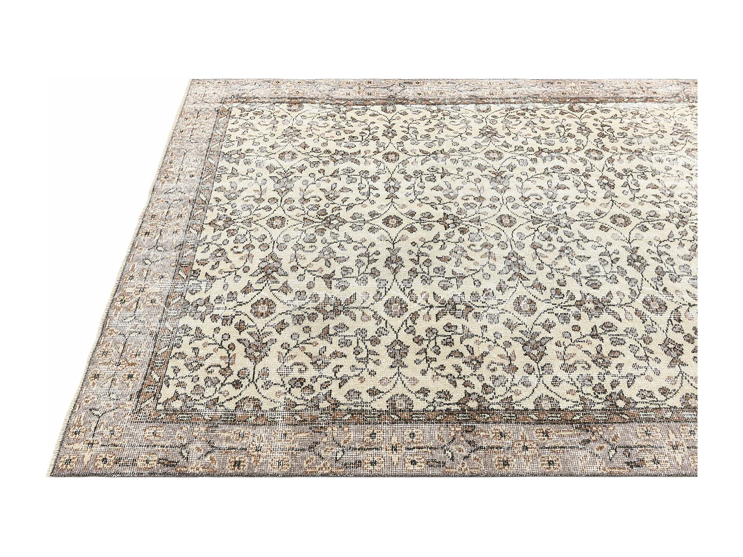 Wollteppich 152x262 Beige Ultra Vintage