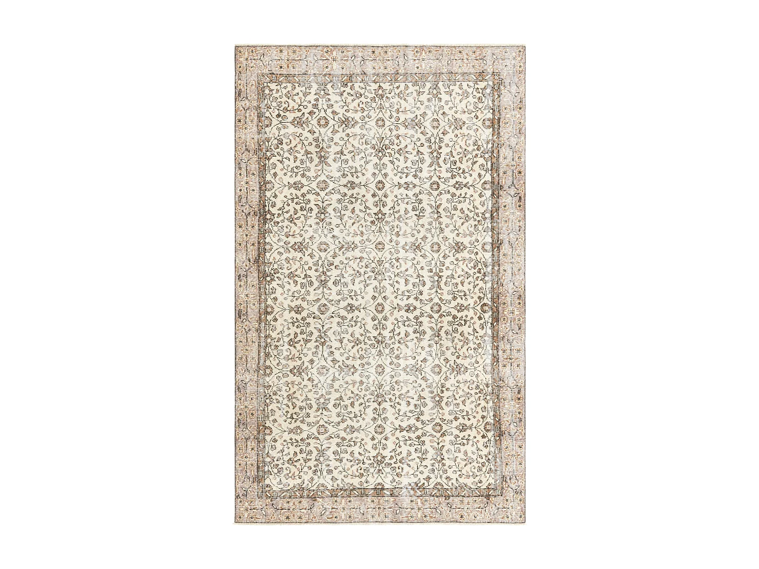 Tapis de laine 152x262 beige Ultra Vintage