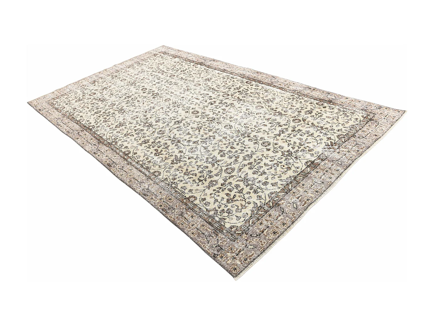 Tapis de laine 152x262 beige Ultra Vintage