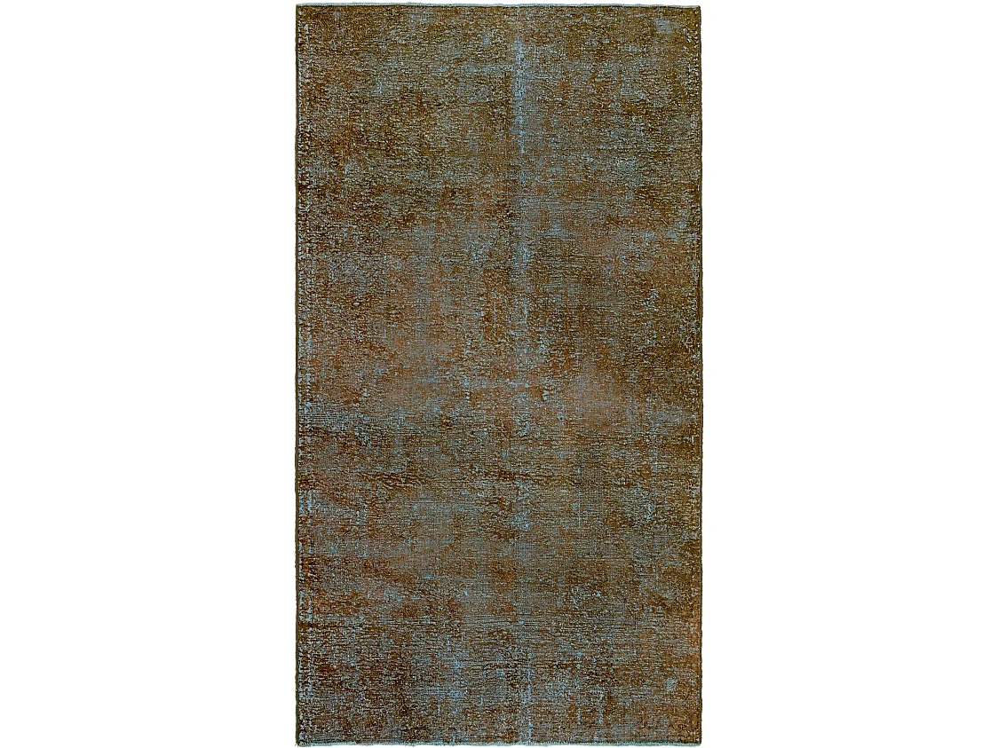 Tapis de laine 111x203 Bleu Vintage Royal