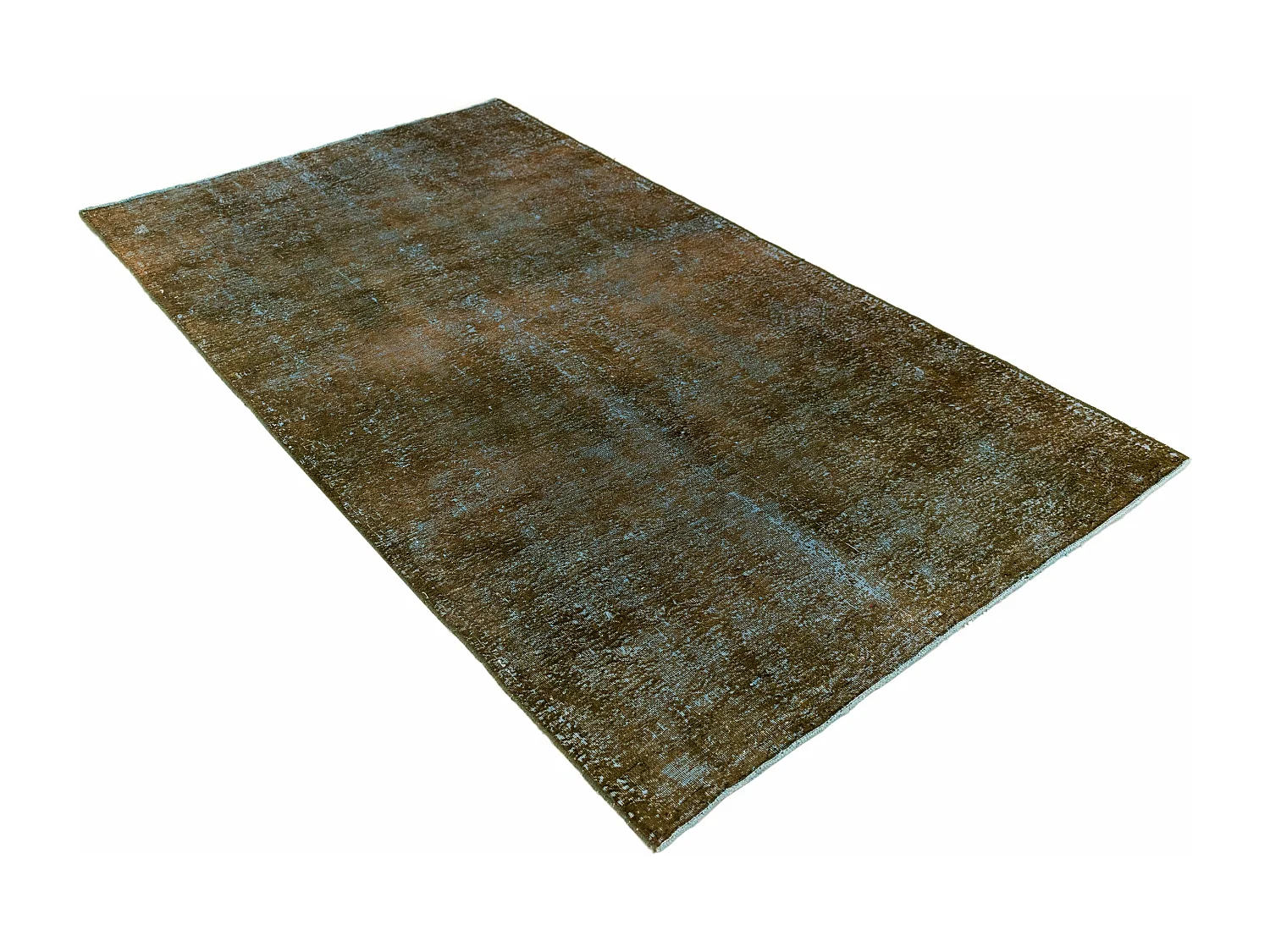 Tapis de laine 111x203 Bleu Vintage Royal