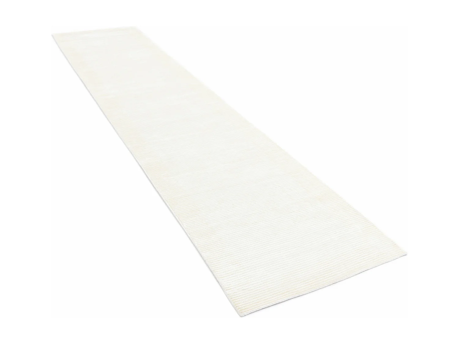 Läufer-Wollteppich 81x394 Beige Darya