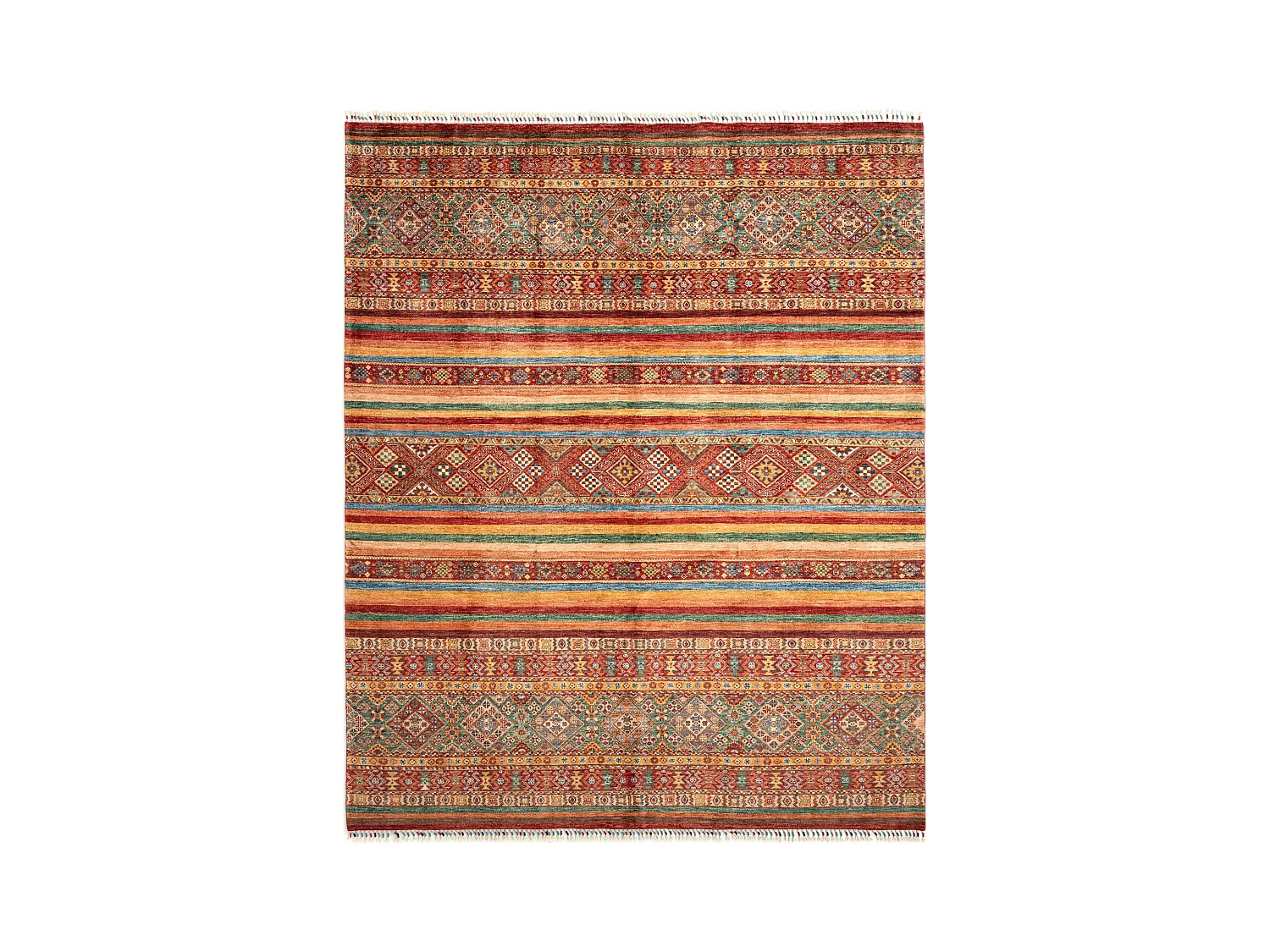 Wollteppich 245x297 Rot Kaizar