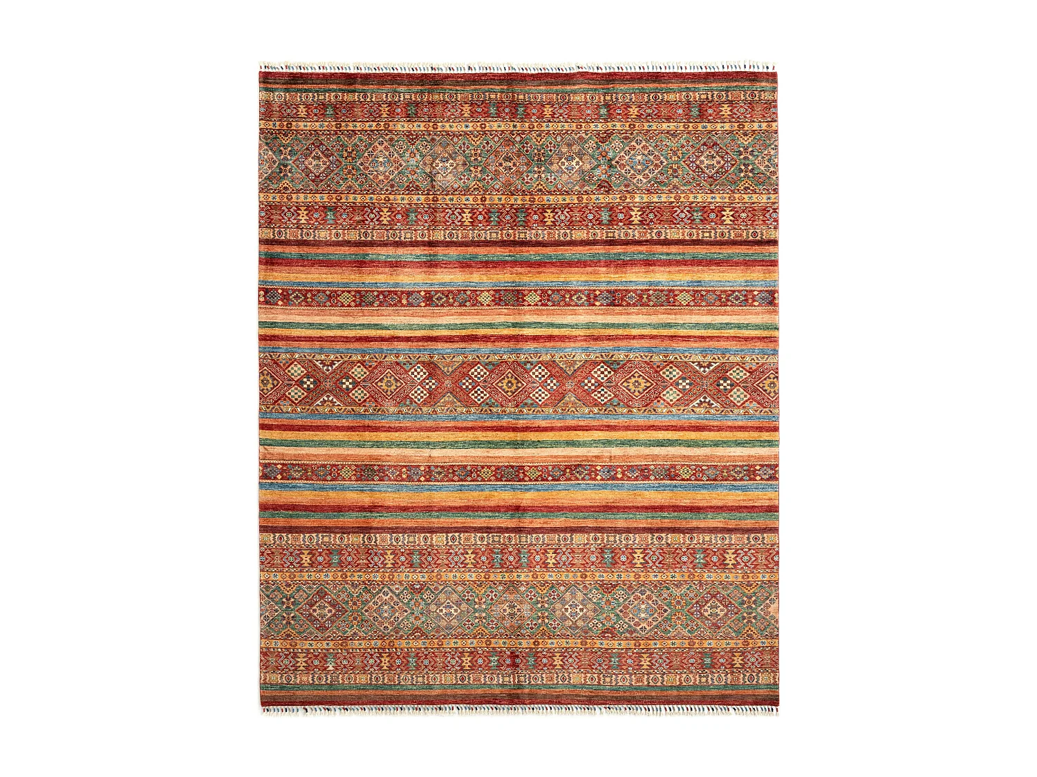 Tapis de laine 245x297 rouge Kaizar