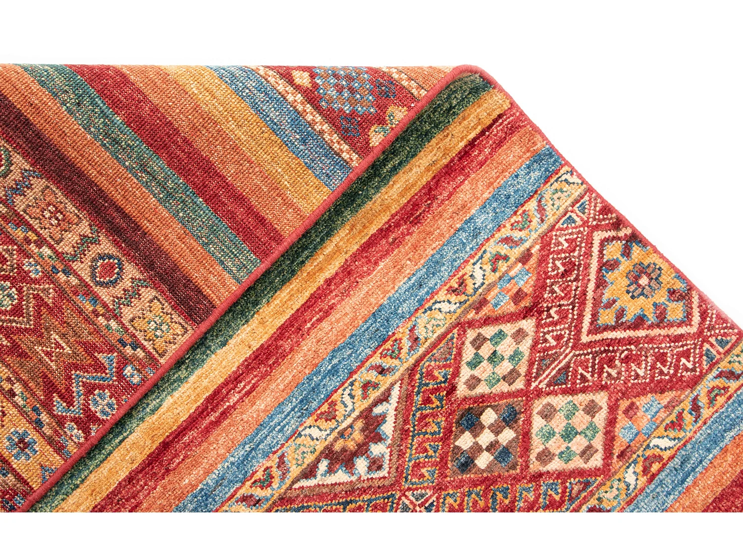 Tapis de laine 245x297 rouge Kaizar