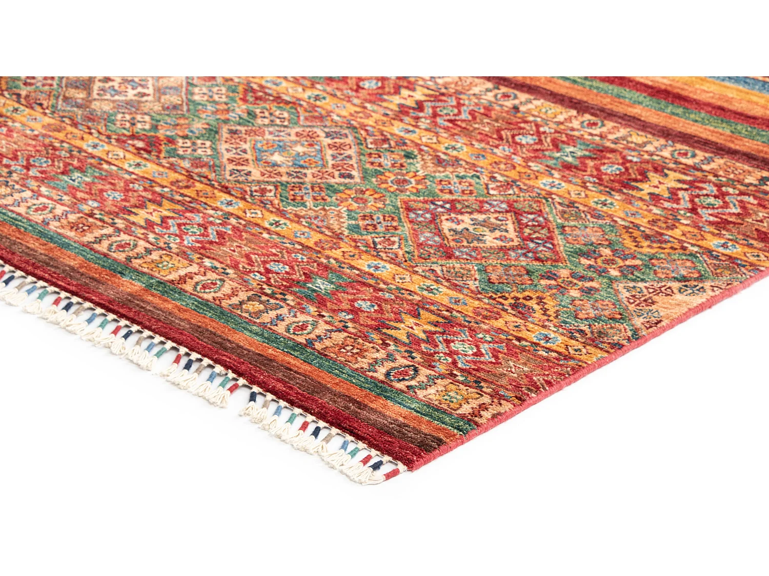 Tapis de laine 245x297 rouge Kaizar