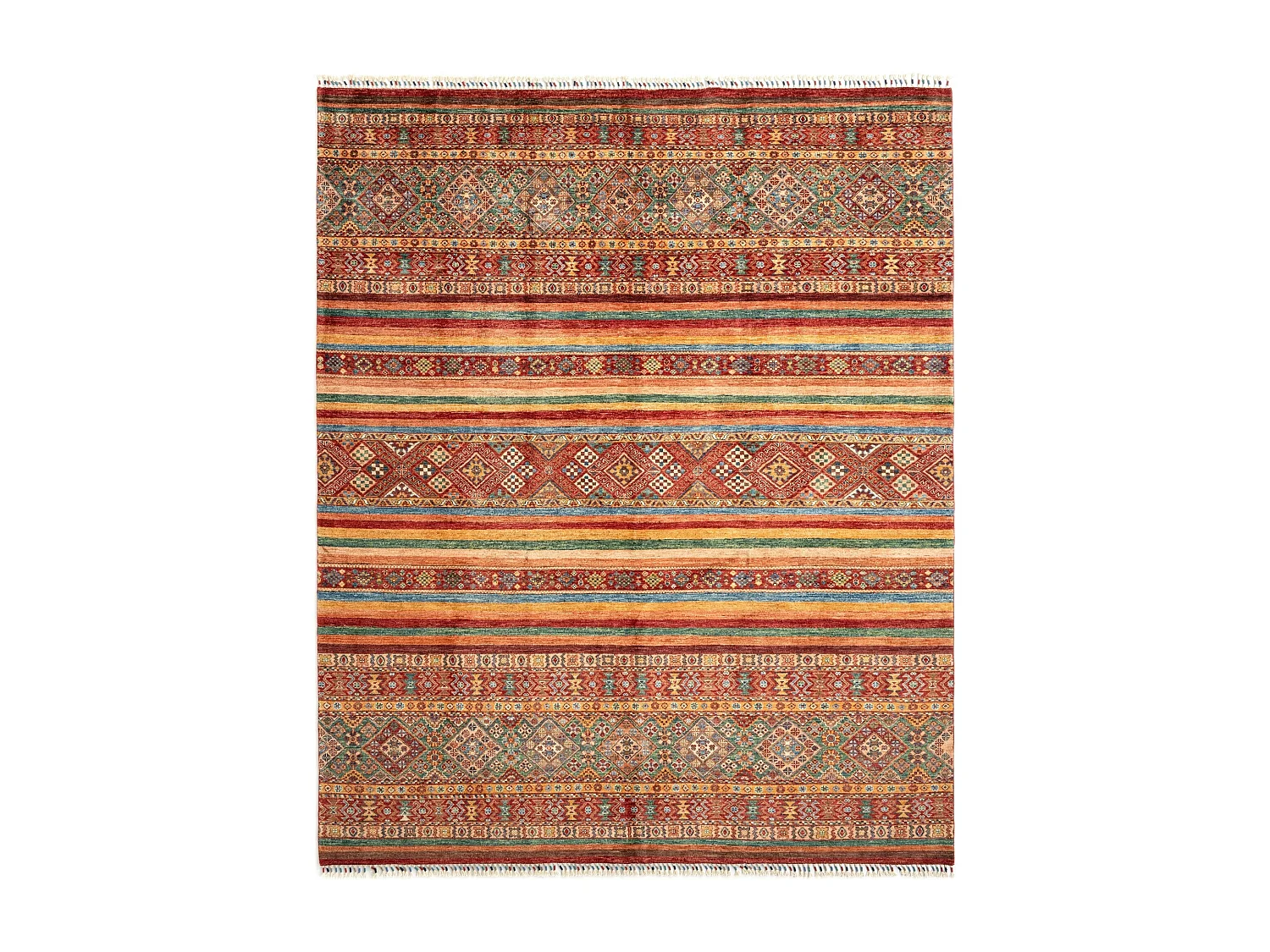 Tapis de laine 245x297 rouge Kaizar