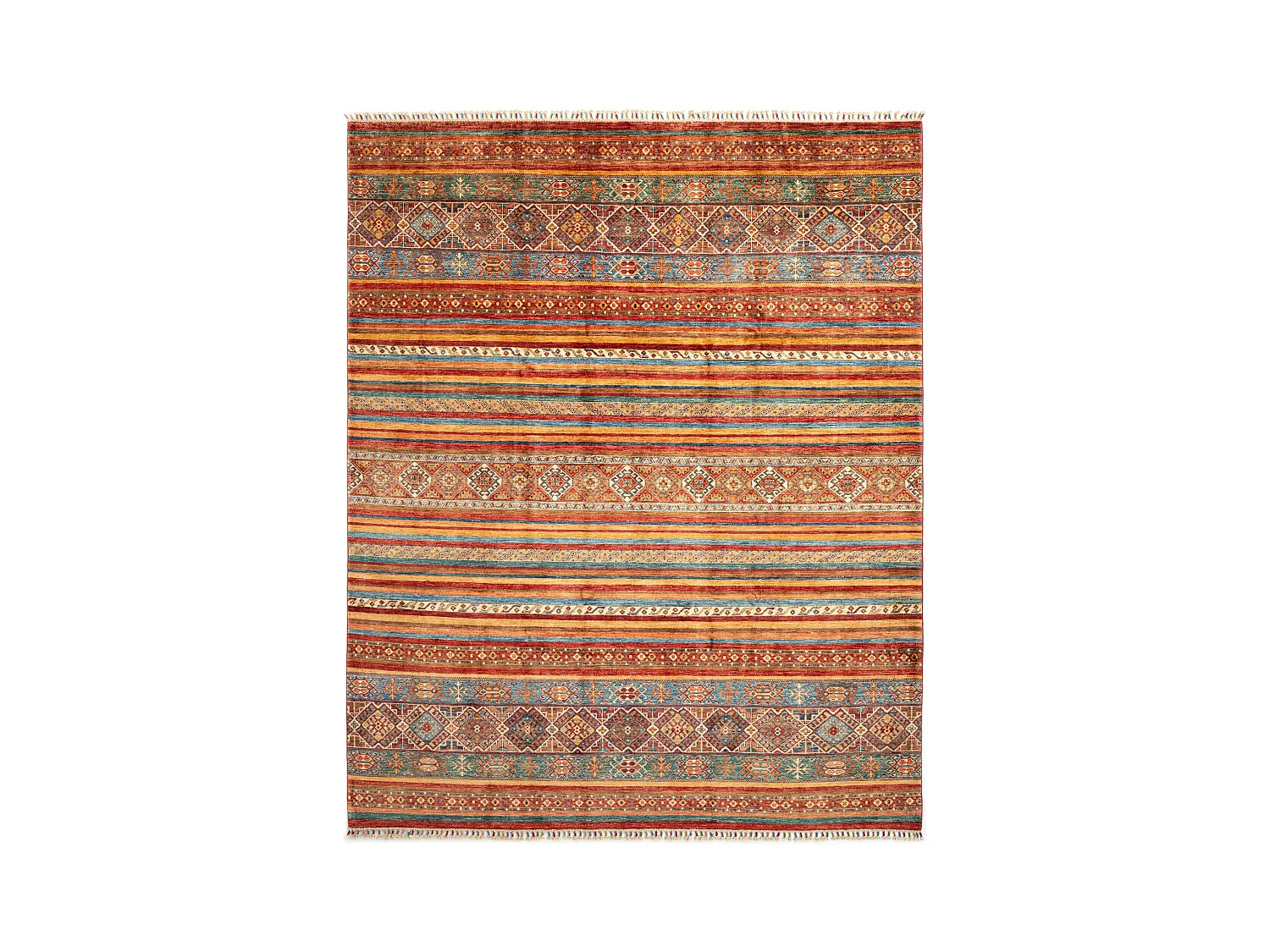 Tapis de laine 245x300 rouge Torkman
