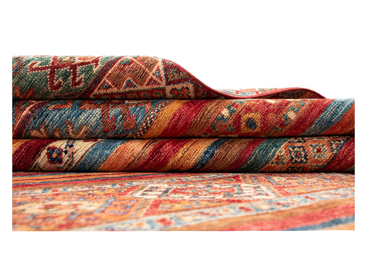 Tapis de laine 245x300 rouge Torkman