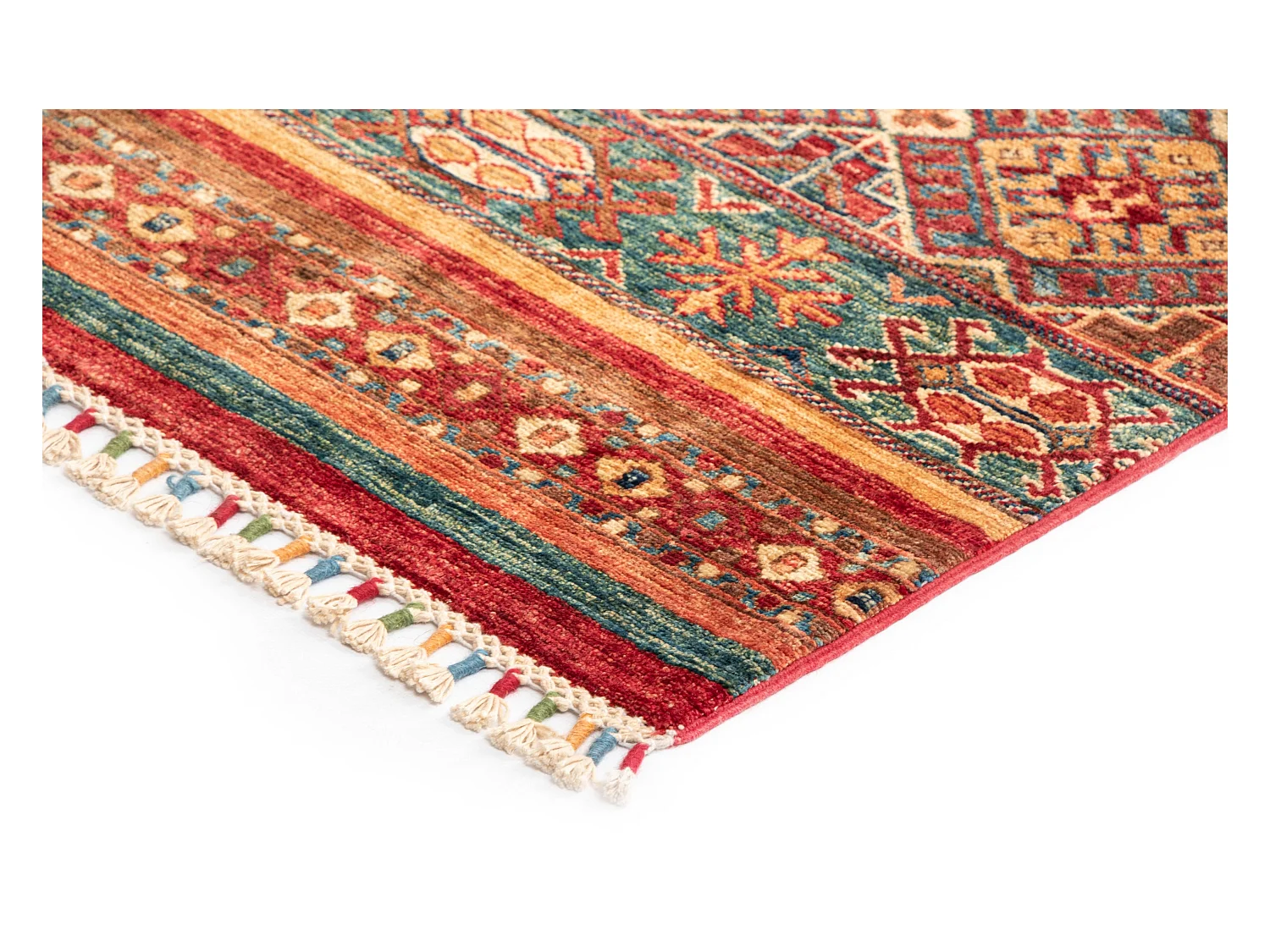 Tapis de laine 245x300 rouge Torkman