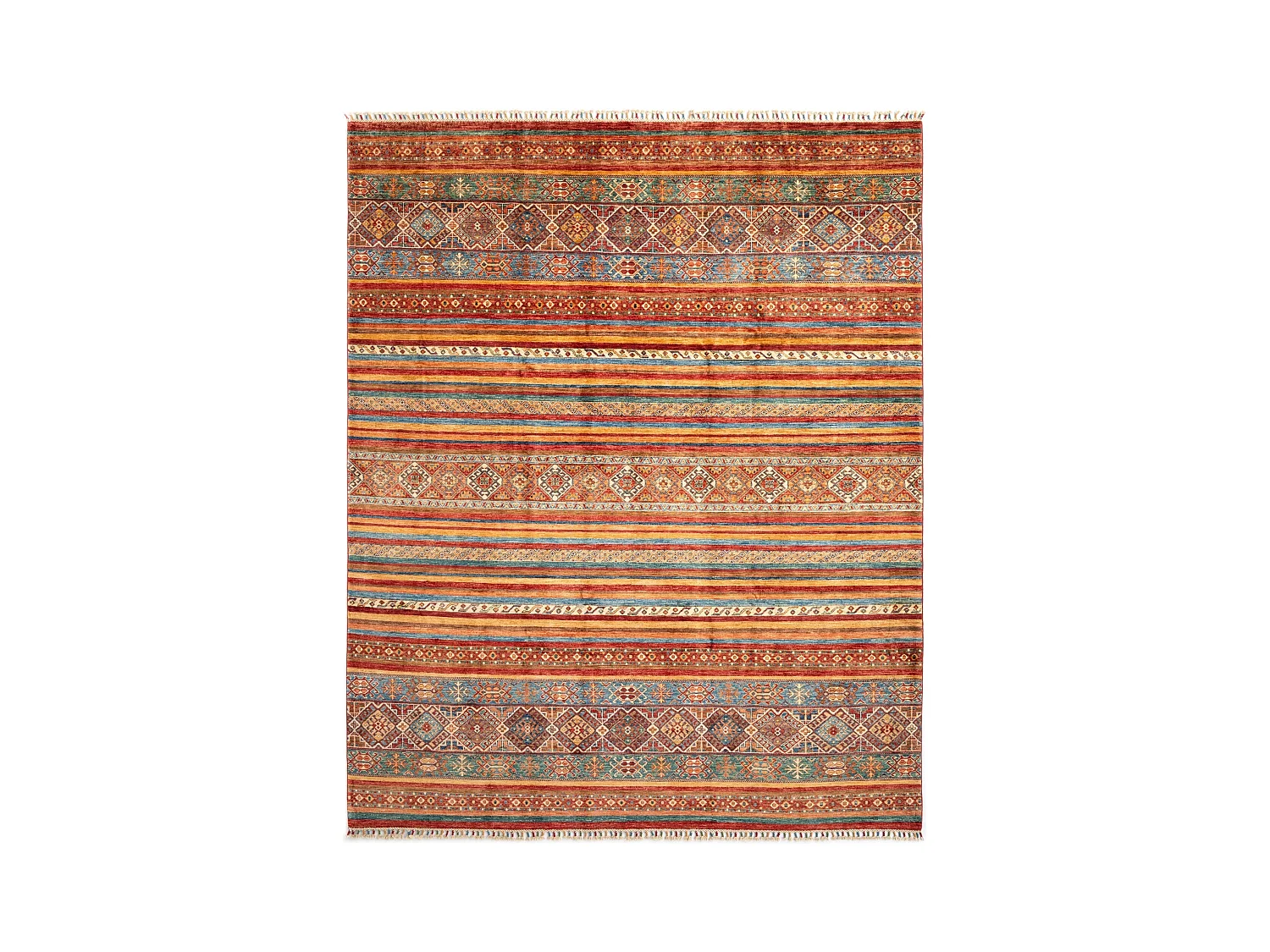 Tapis de laine 245x300 rouge Torkman