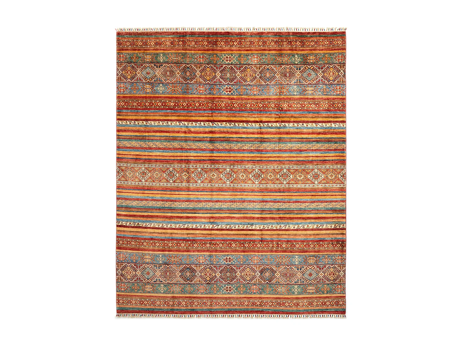 Tapis de laine 245x300 rouge Torkman