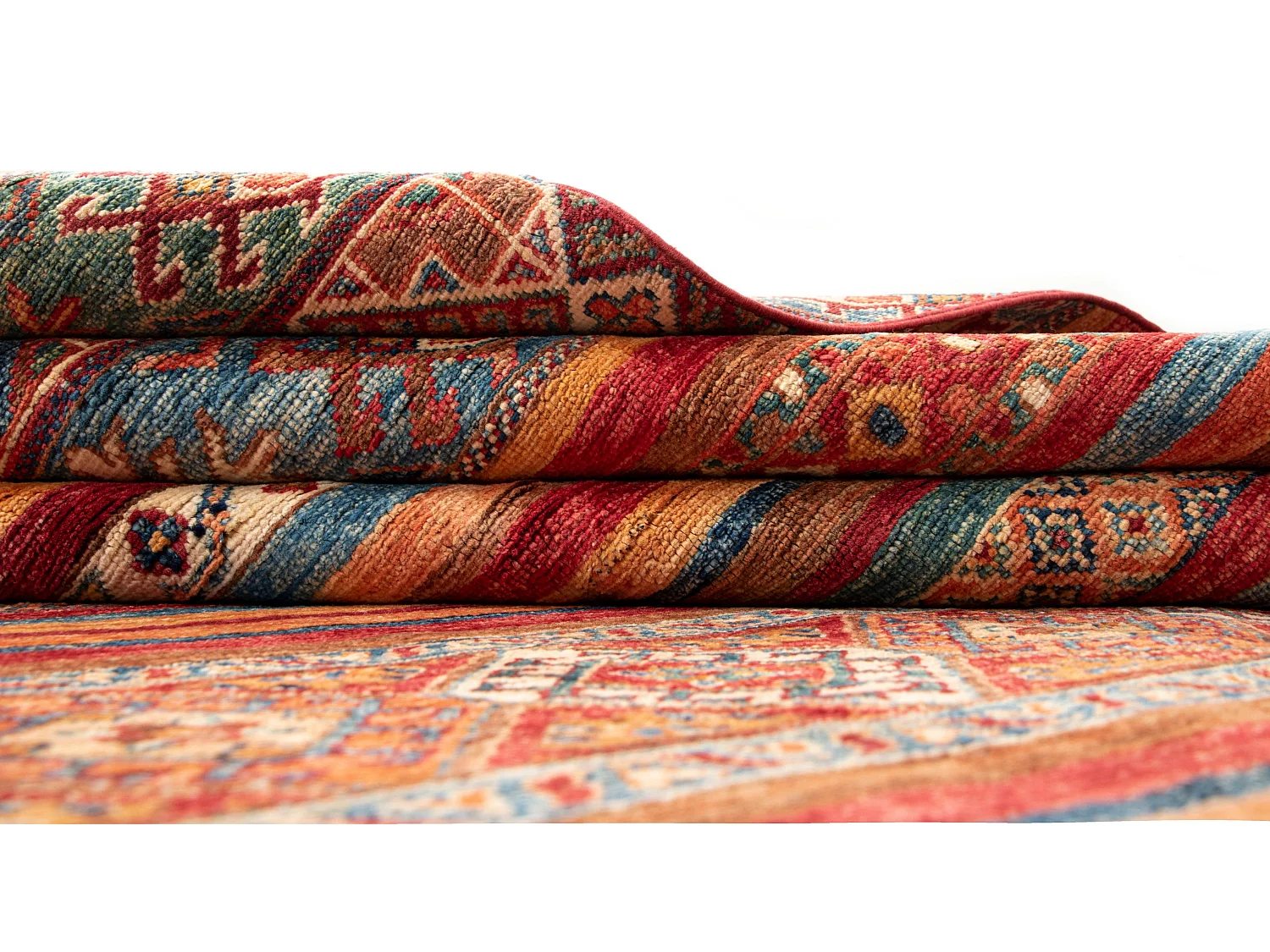 Tapis de laine 245x300 rouge Torkman